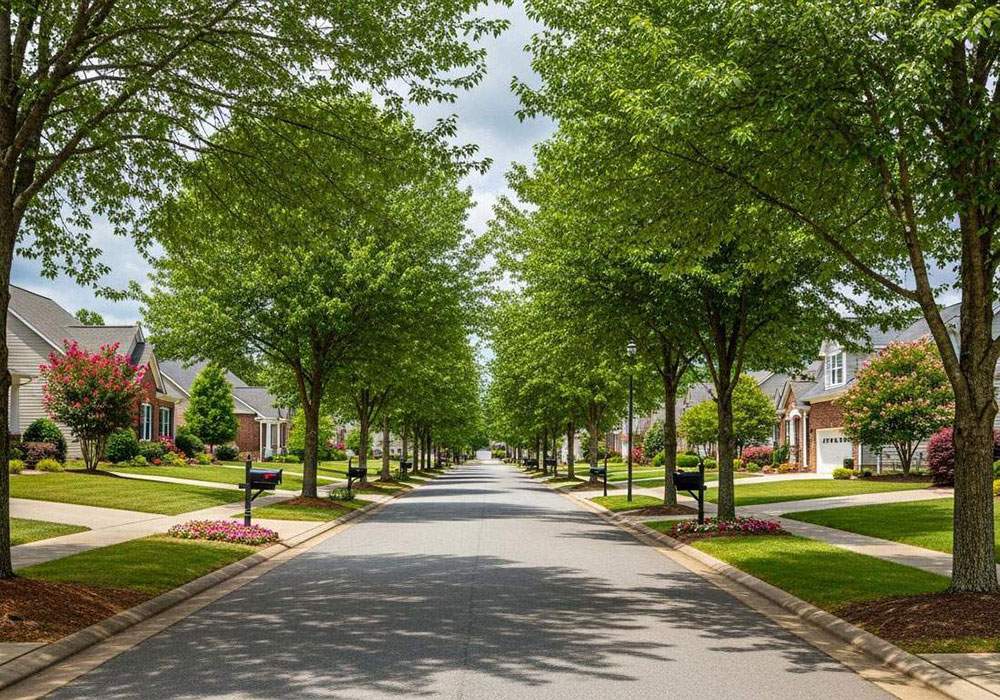 Rural residential community in Stokesdale, NC — Guilford County near Greensboro