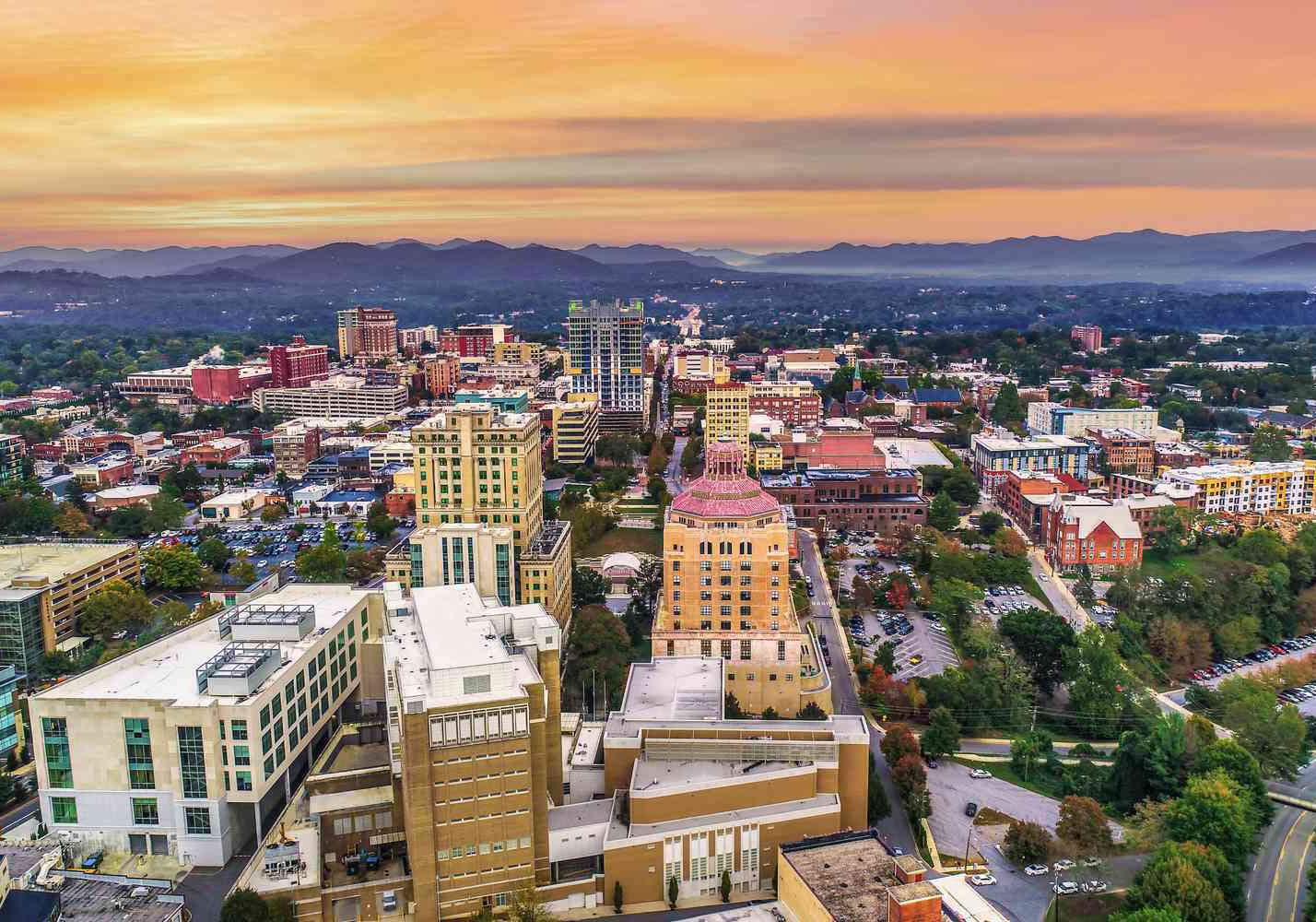 Downtown Asheville, NC — mountain real estate market