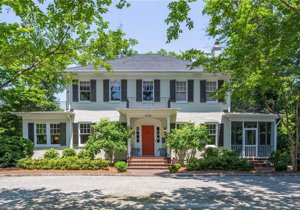 Estate homes in Buena Vista neighborhood, Winston-Salem, NC